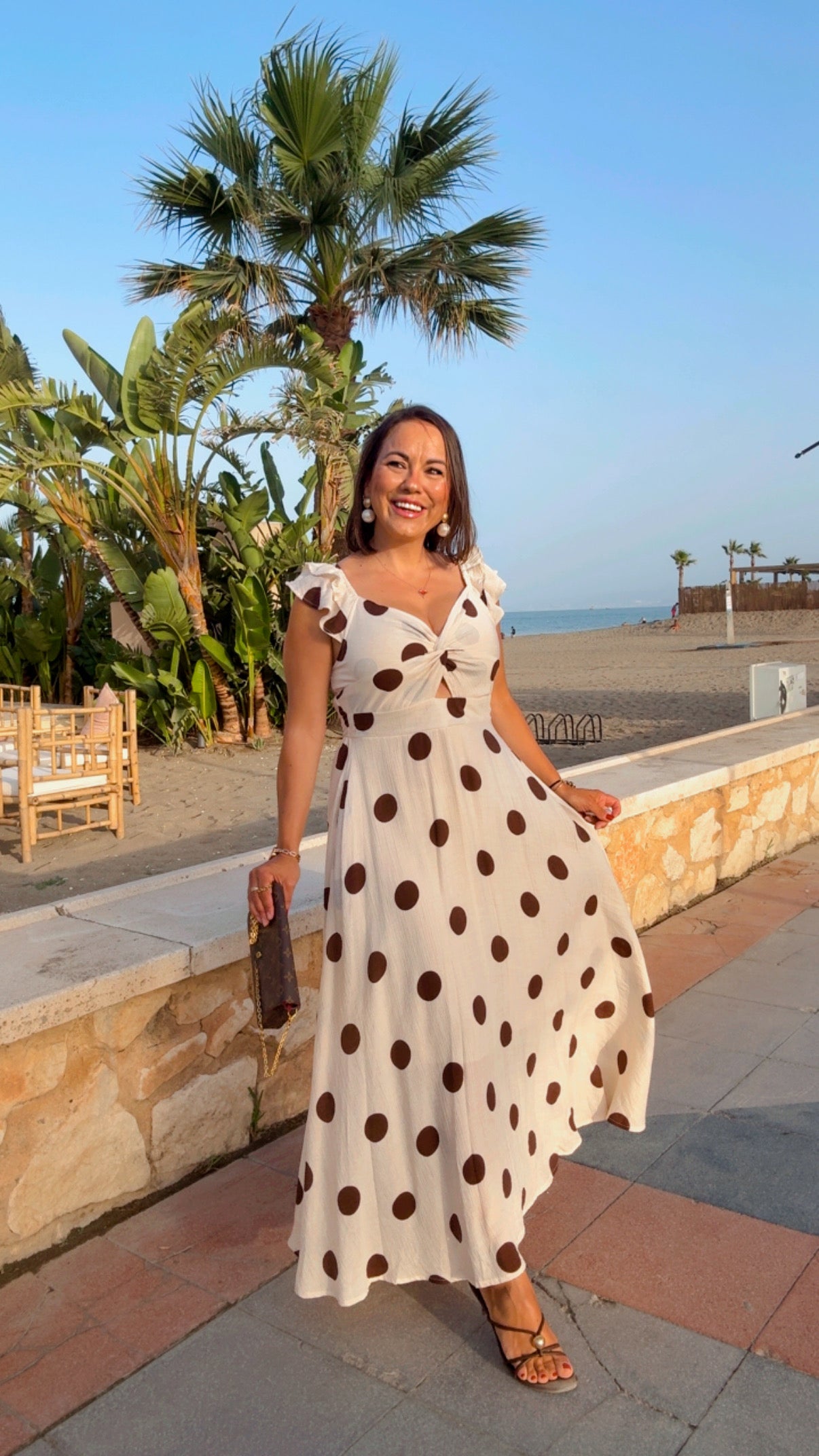 Vestido Triana Beige