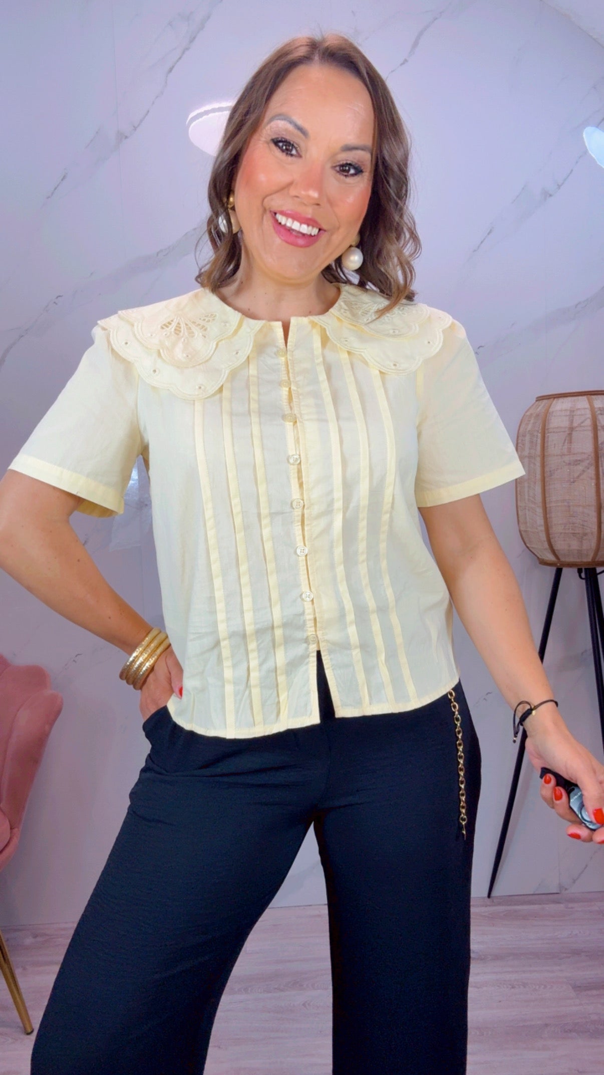 Camisa Alicia Amarilla