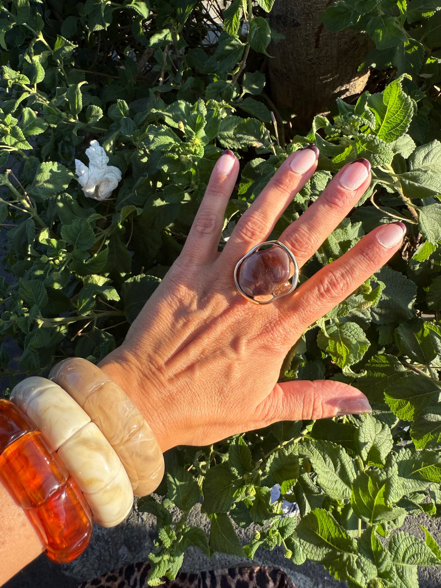 Anillo Piedra Marrón