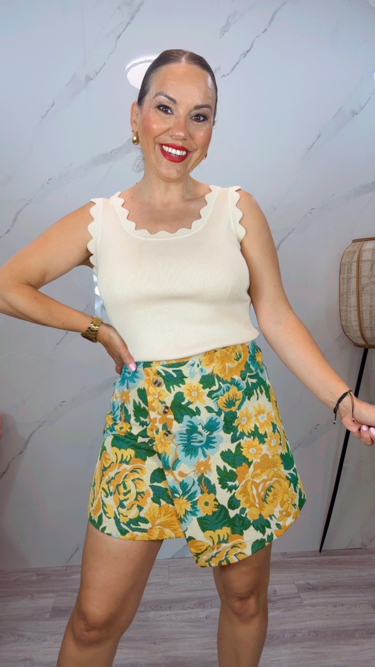 Falda Pantalón Floral