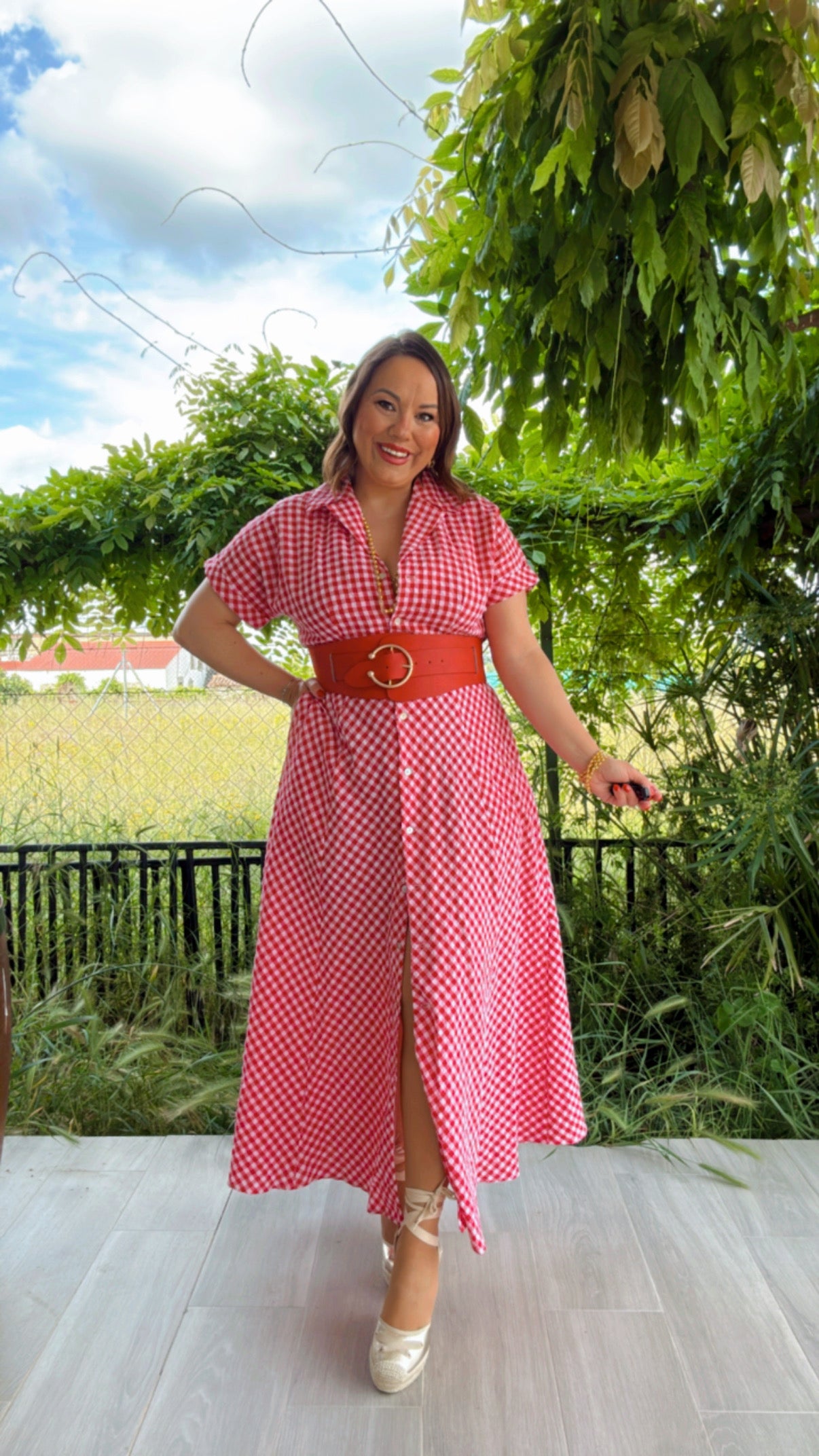 Vestido picnic Rojo
