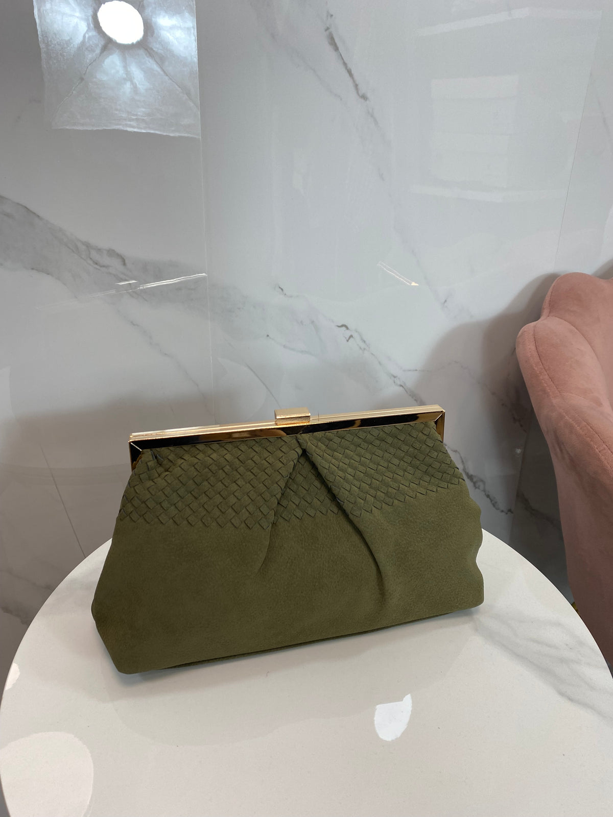 Bolso Piel Verde