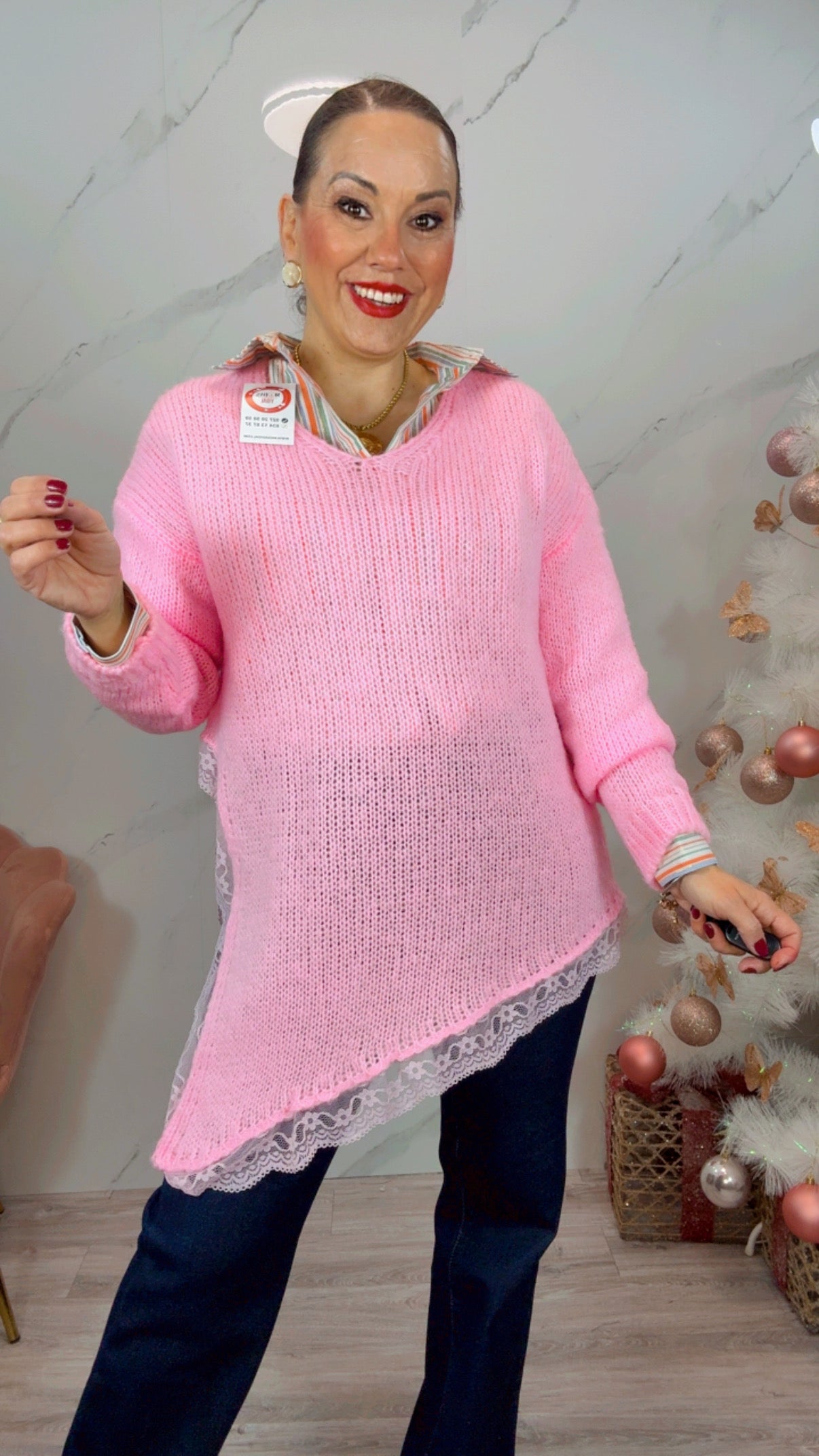 Jersey Asimétrico Rosa