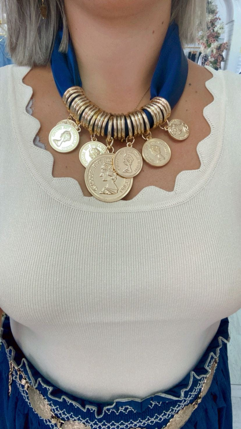 Colgante Monedas