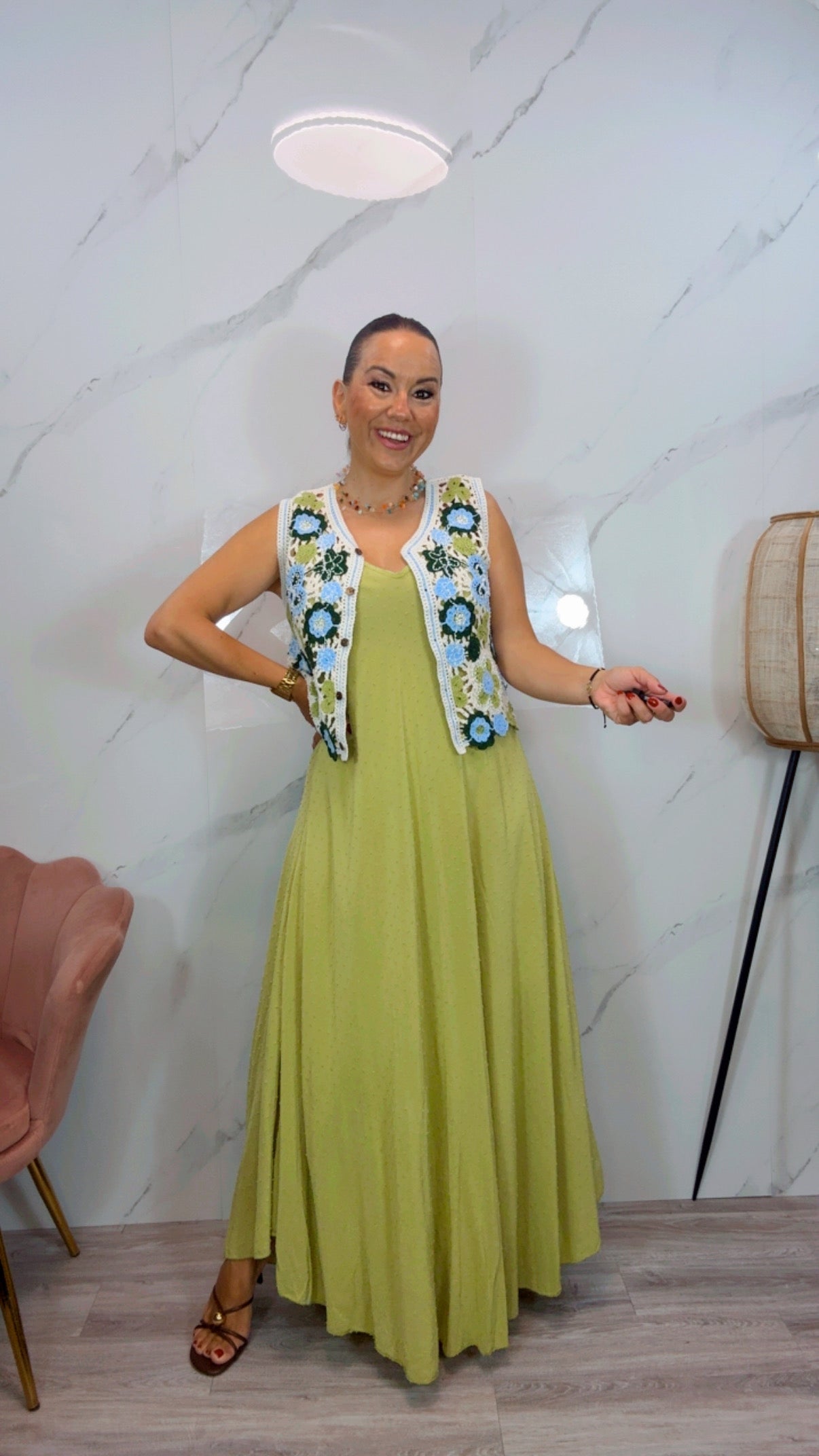 Vestido Pistacho