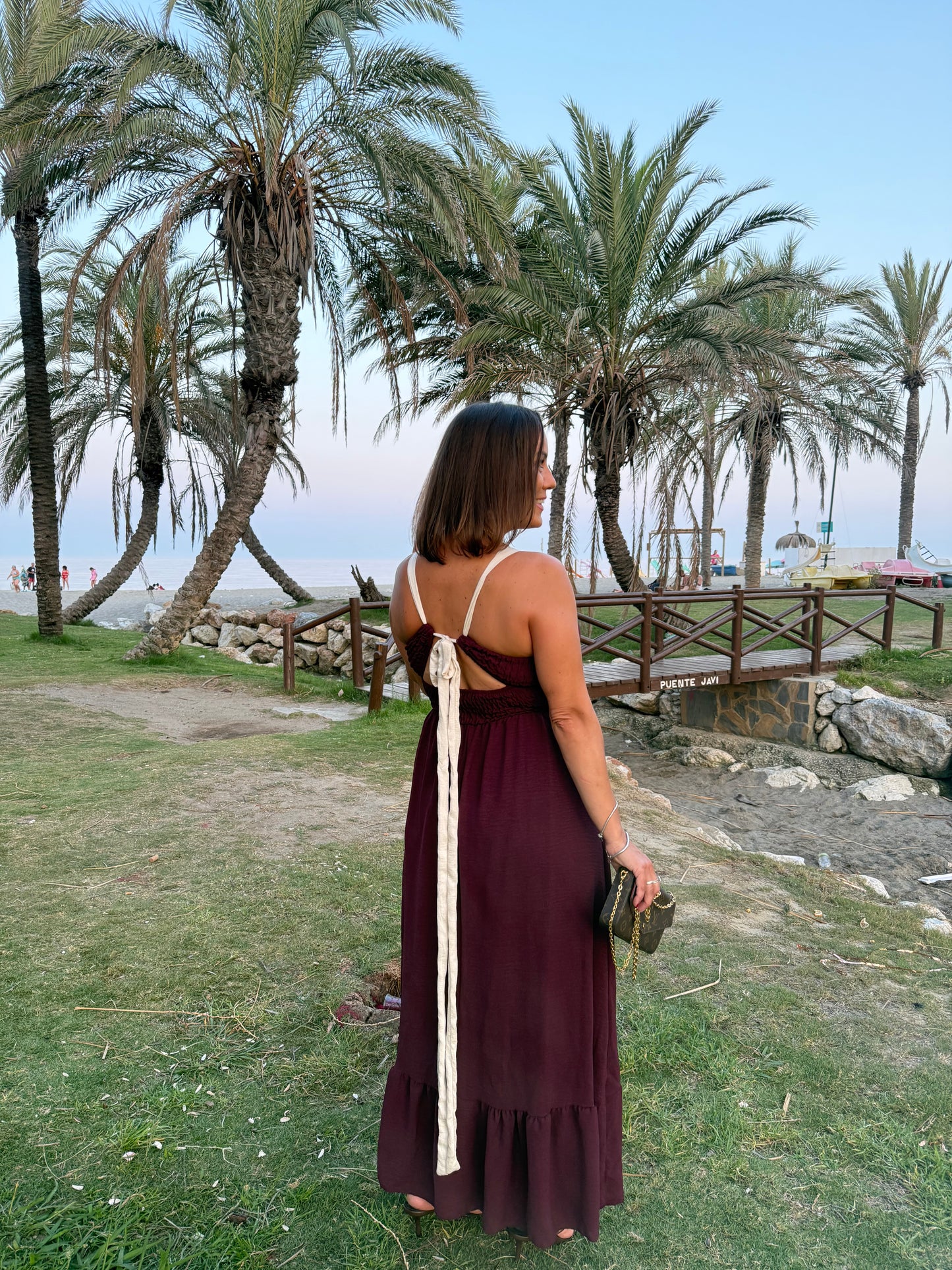 Vestido Bohemia Burdeos