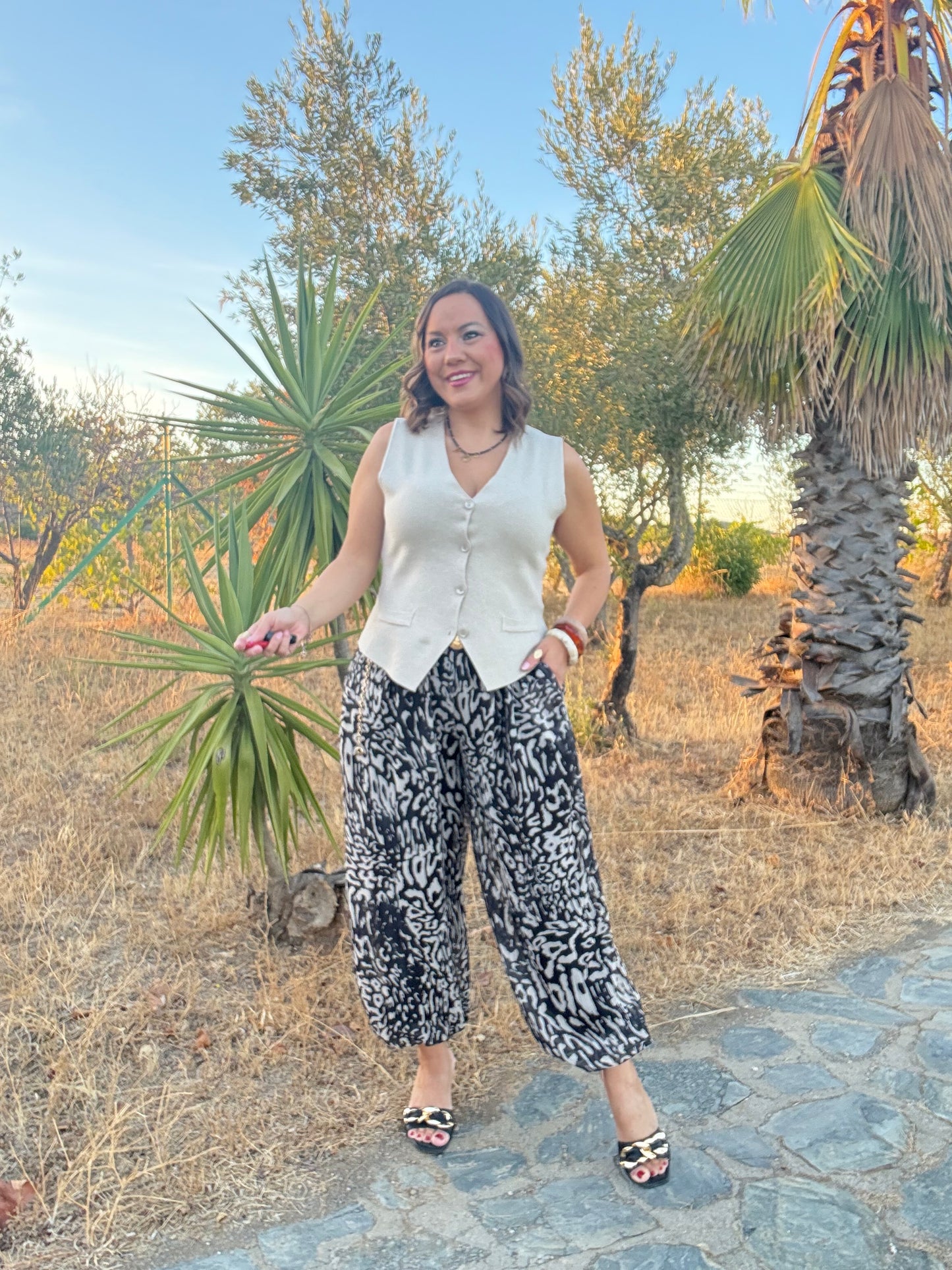 Pantalón Bombacho Print