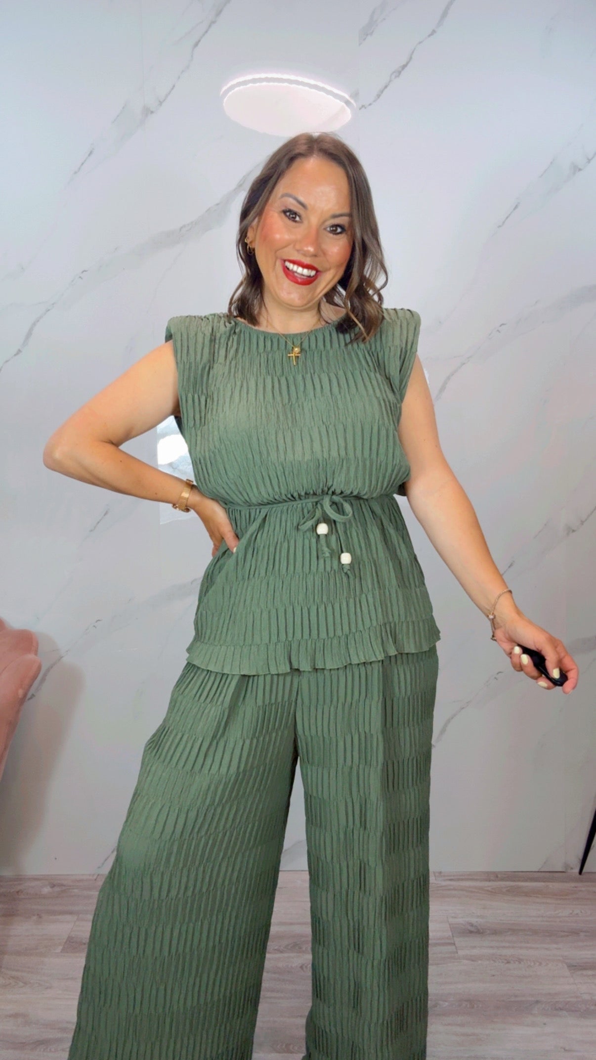 Conjunto Alma verde caza