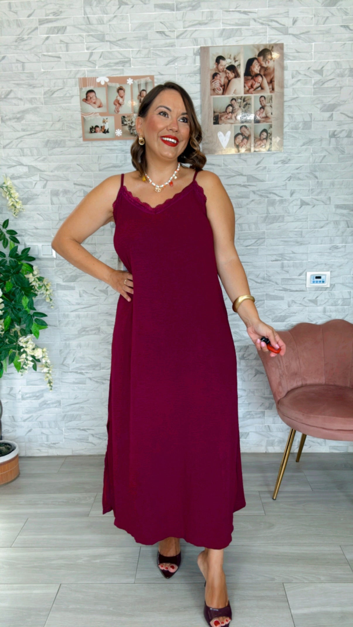 Vestido Lencero Buganvilla
