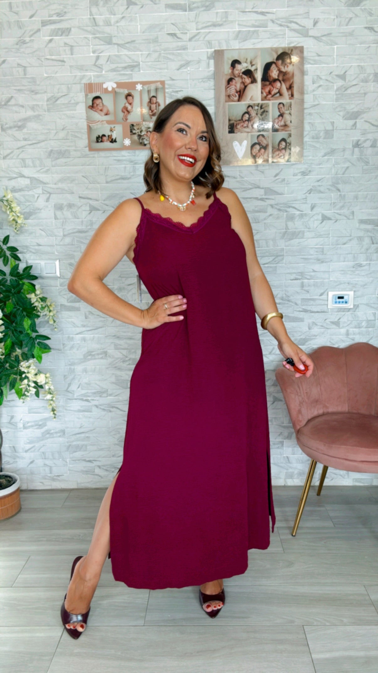 Vestido Lencero Buganvilla