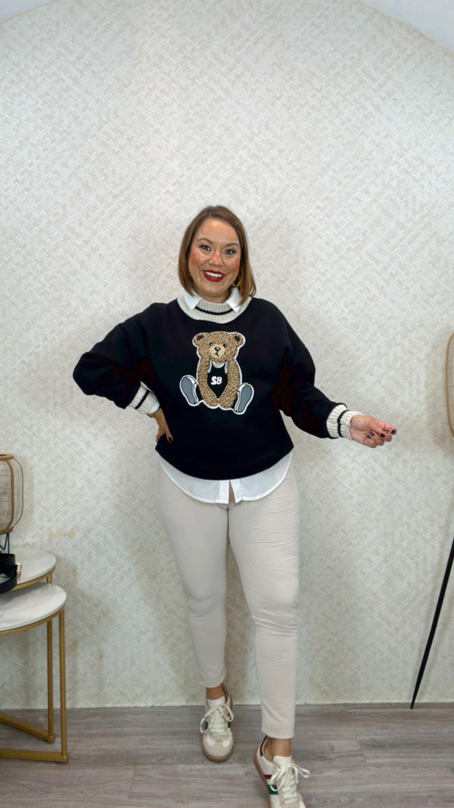 Leggin pie de gato beige