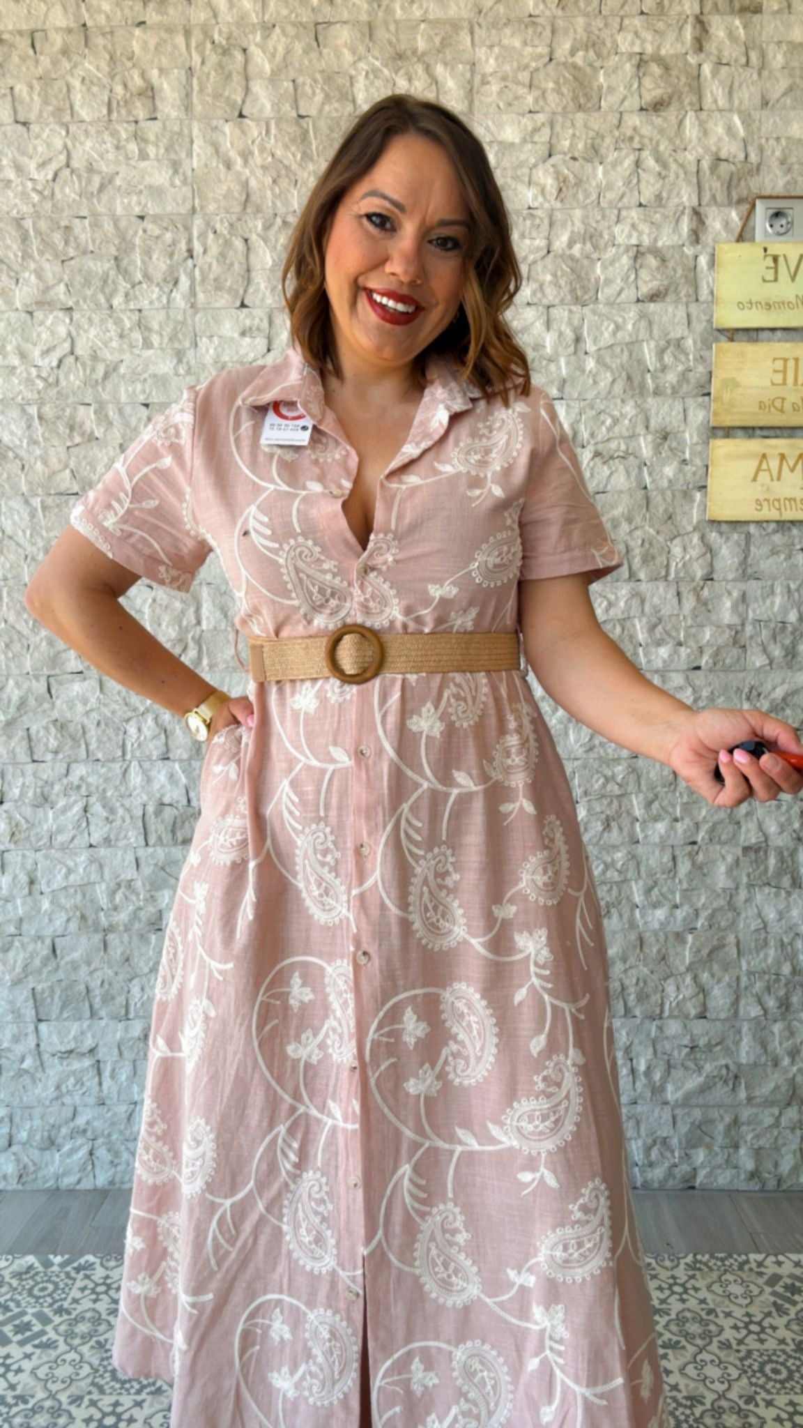 Vestido Cashmere Rosa