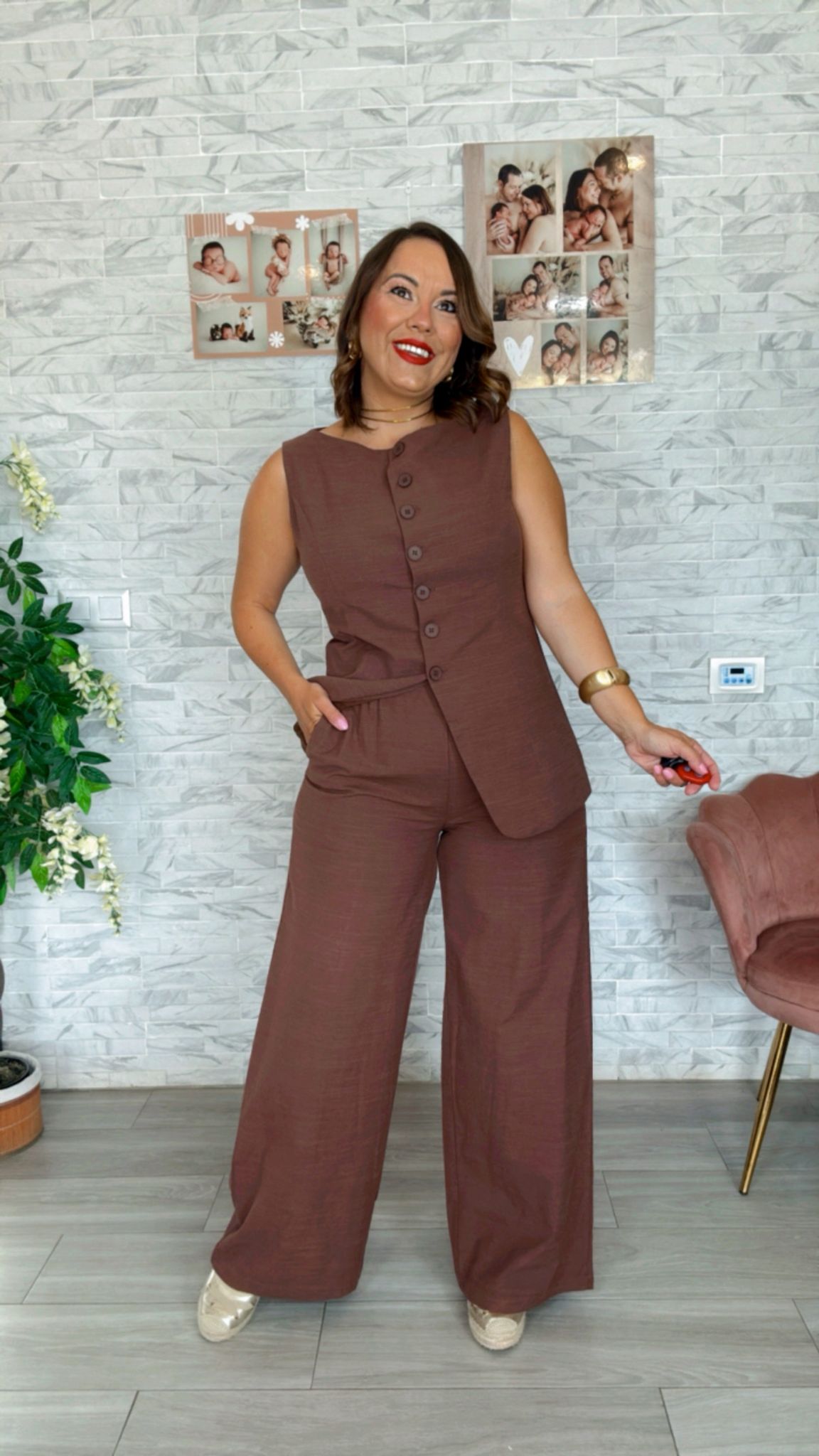 Conjunto Luna Marrón
