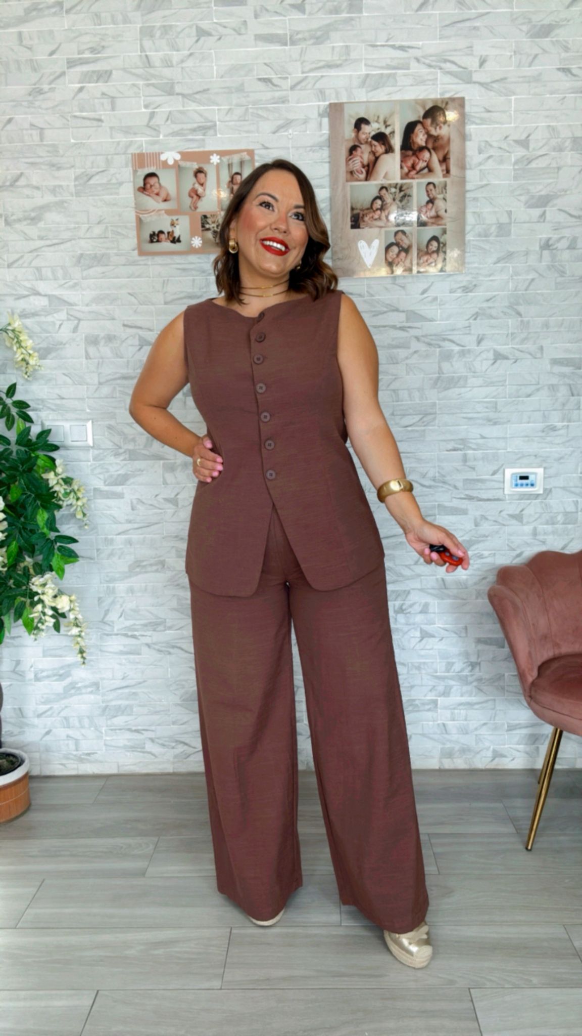 Conjunto Luna Marrón