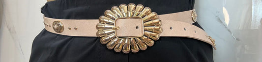 Cinturón Hebilla Margarita Rosa