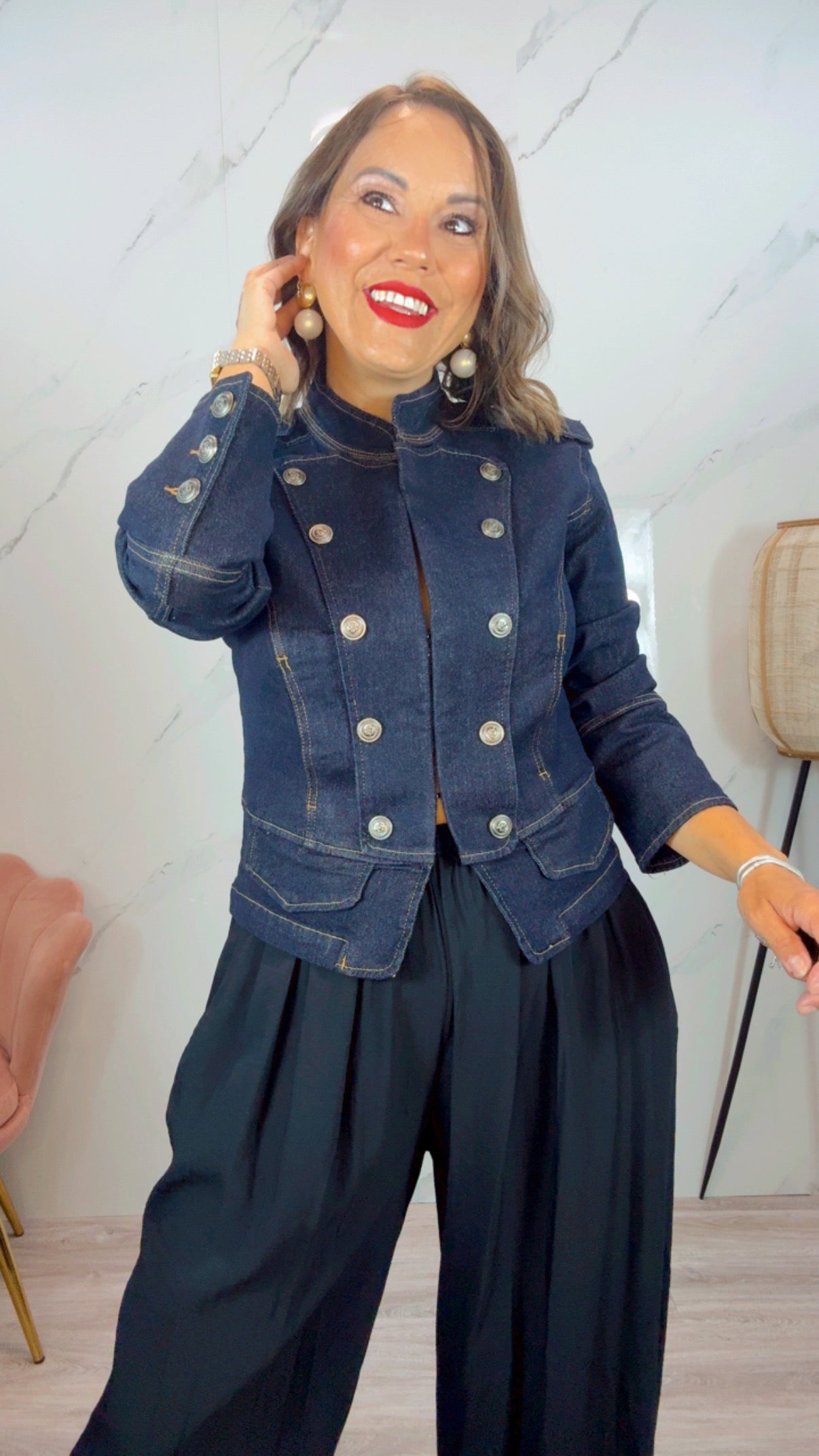 Cazadora Napoleón Denim