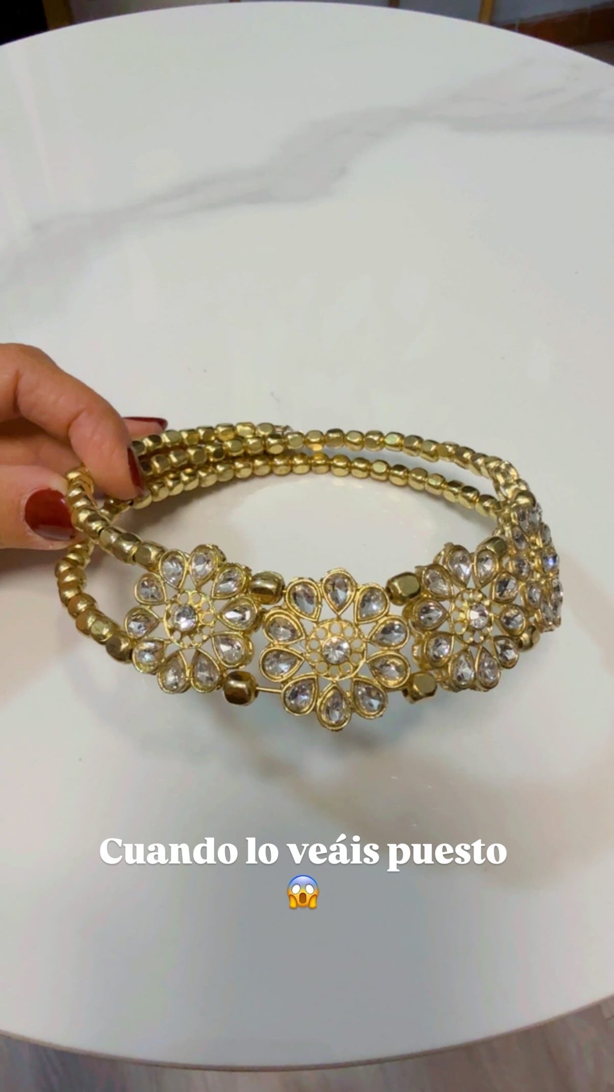 Choker piedras cristal