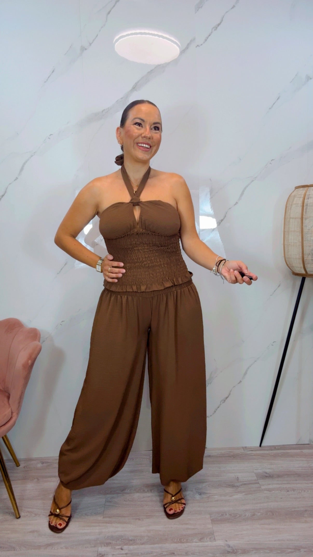Conjunto Ainoa Marrón