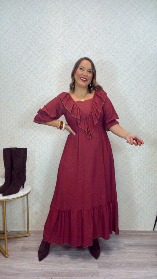 Vestido Altea Burdeos