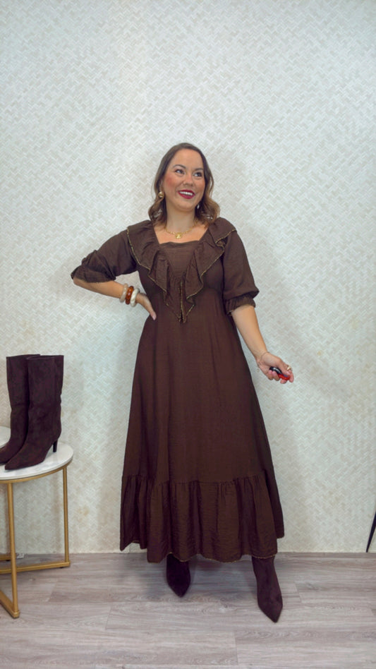 Vestido Altea Marrón chocolate