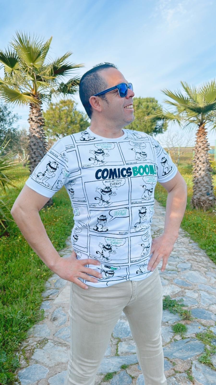 Camiseta Comic Blanca