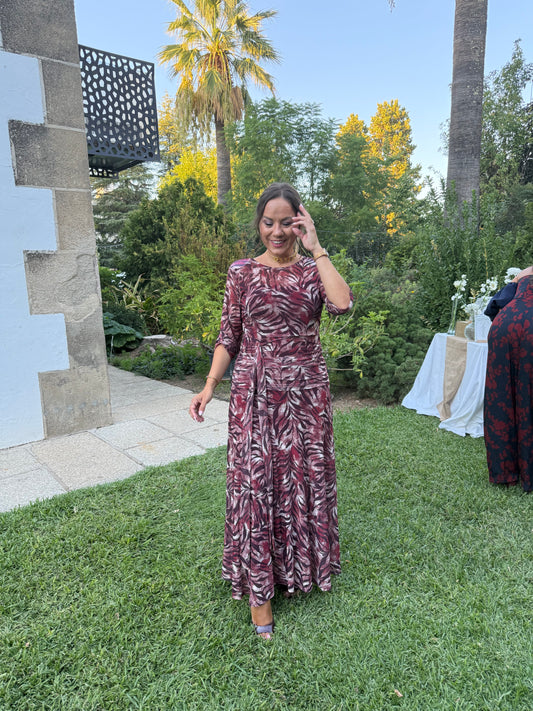 Vestido Cocoa Burdeos