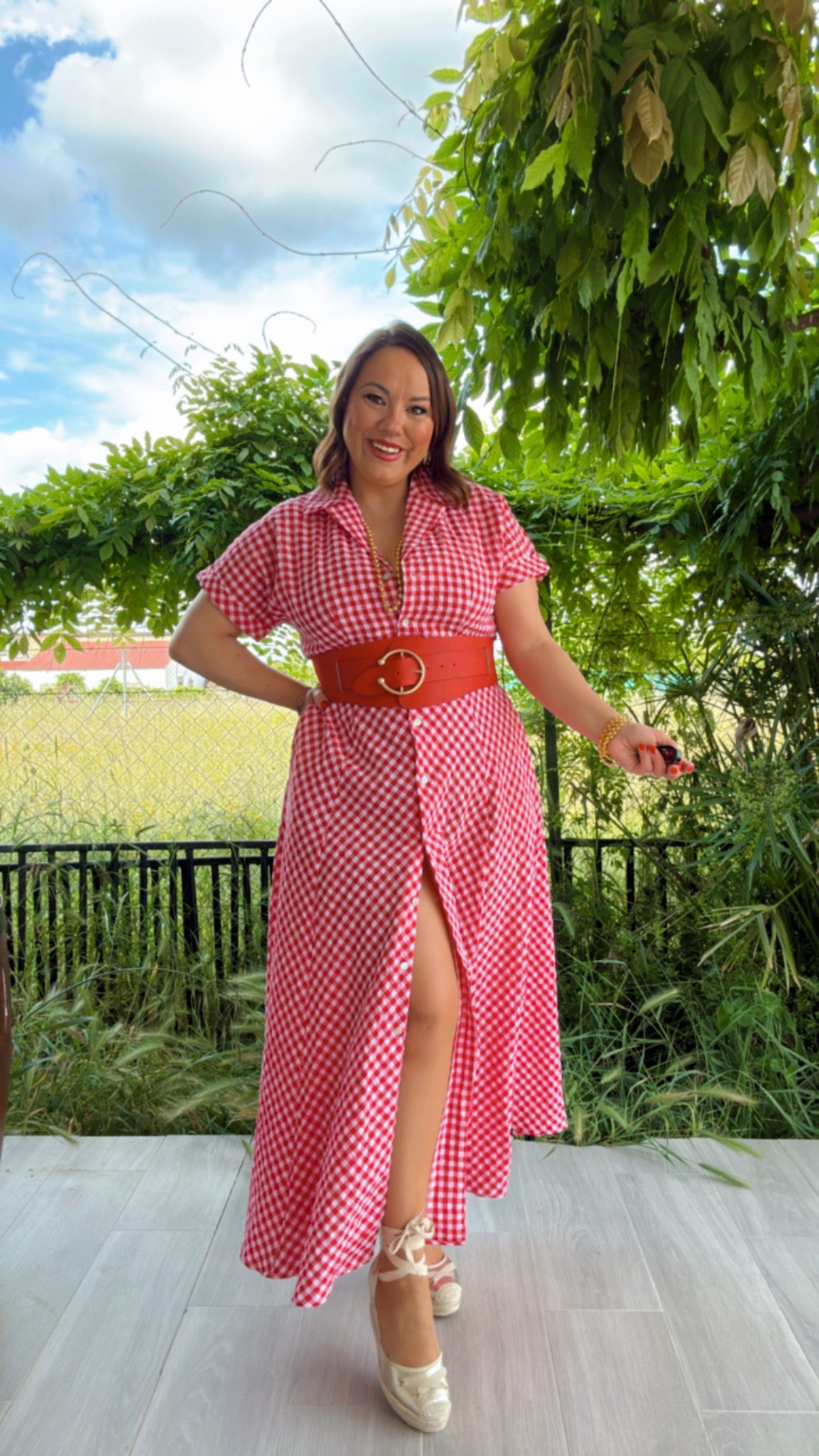 Vestido picnic Rojo