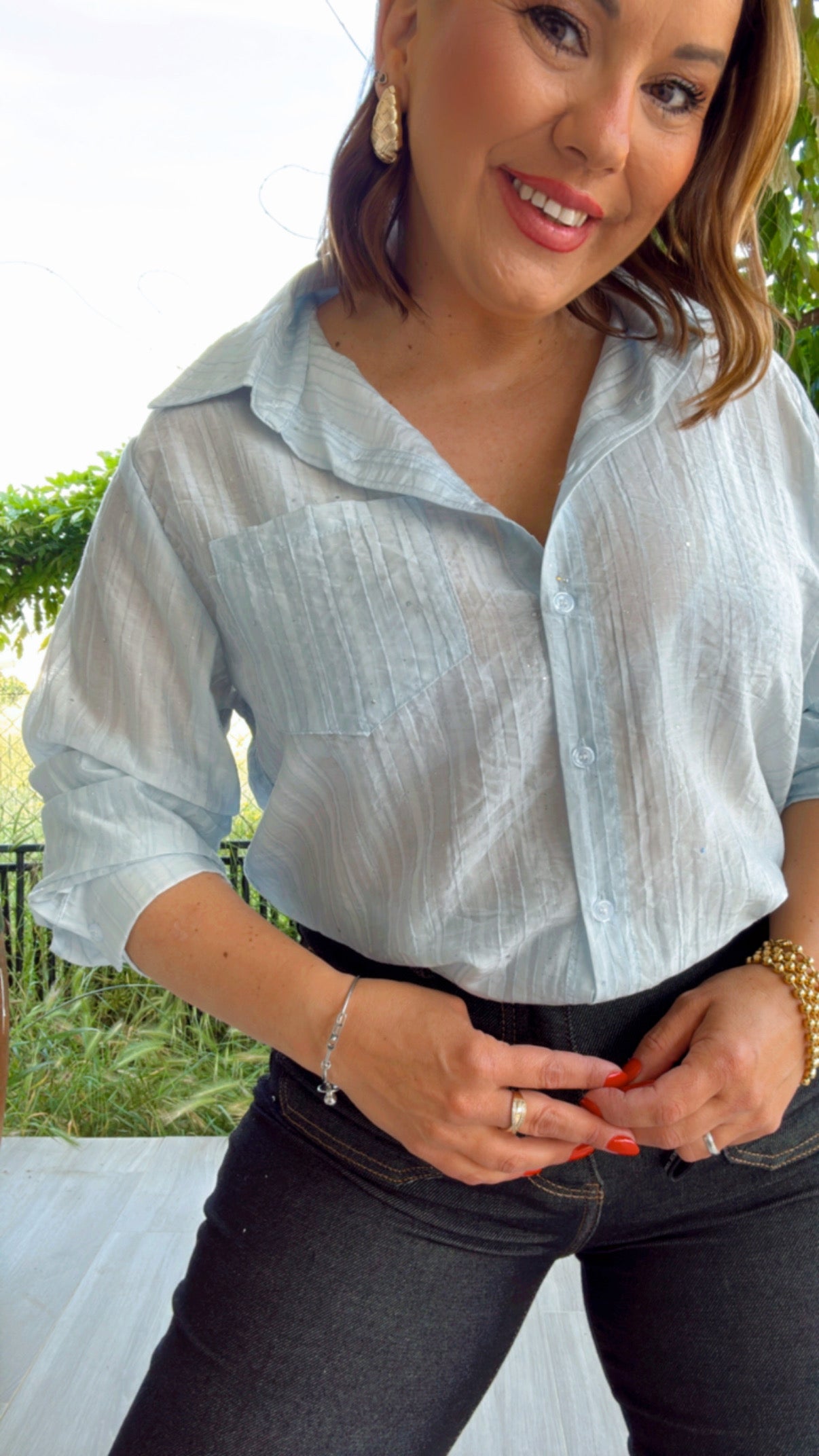 Camisa Sicilia Celeste