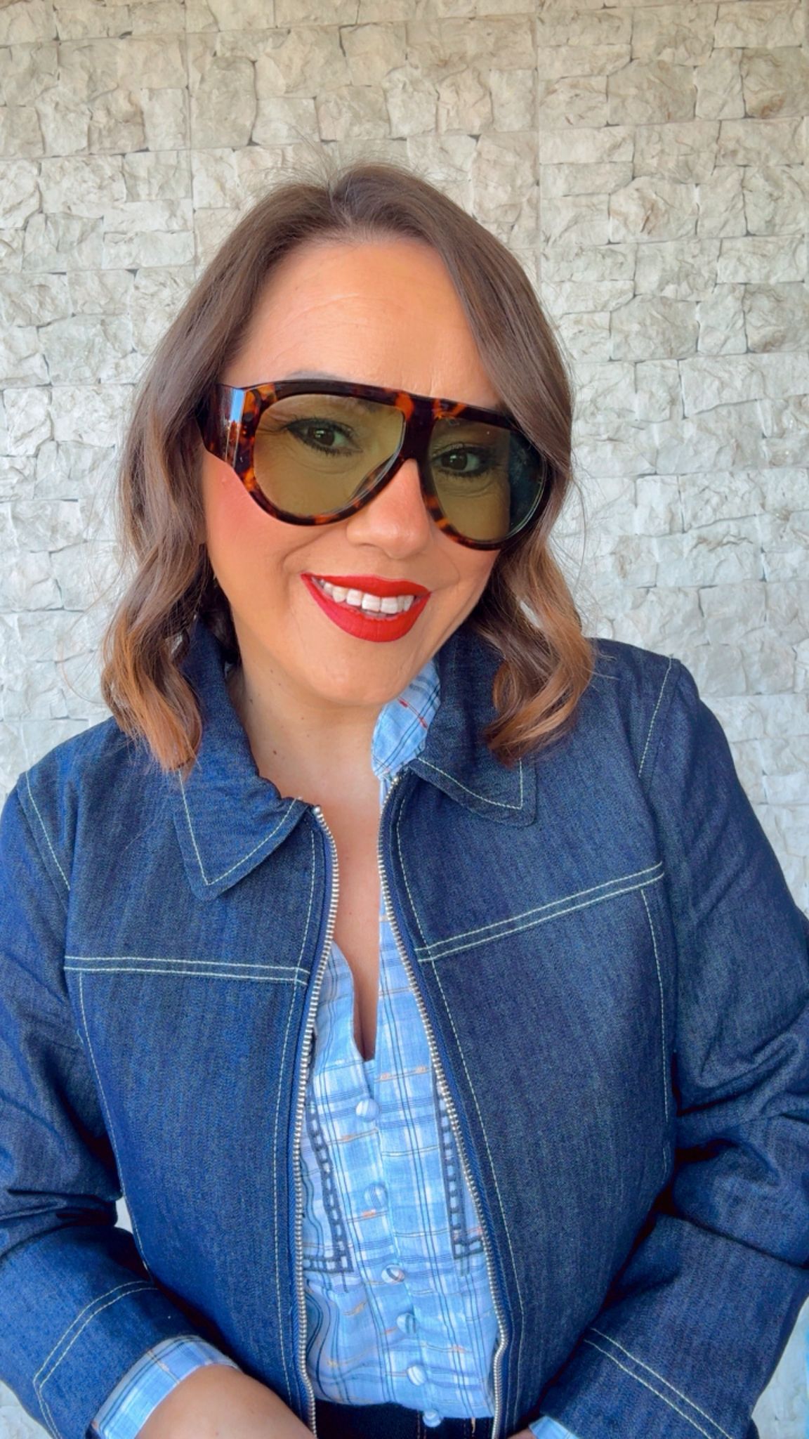 Gafas Sol Pasta Print