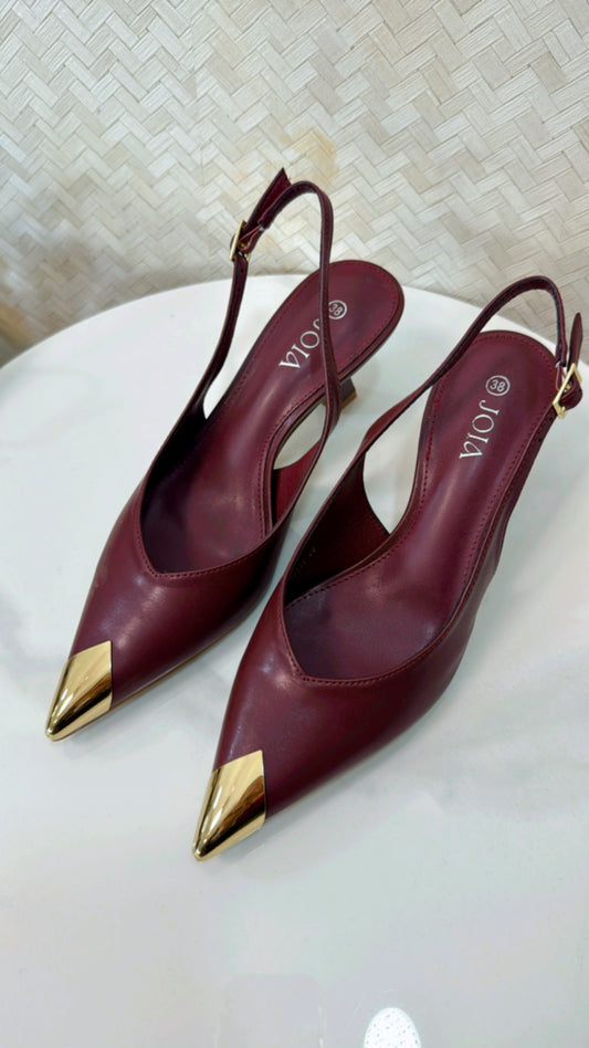 Zapato Joya Burdeos