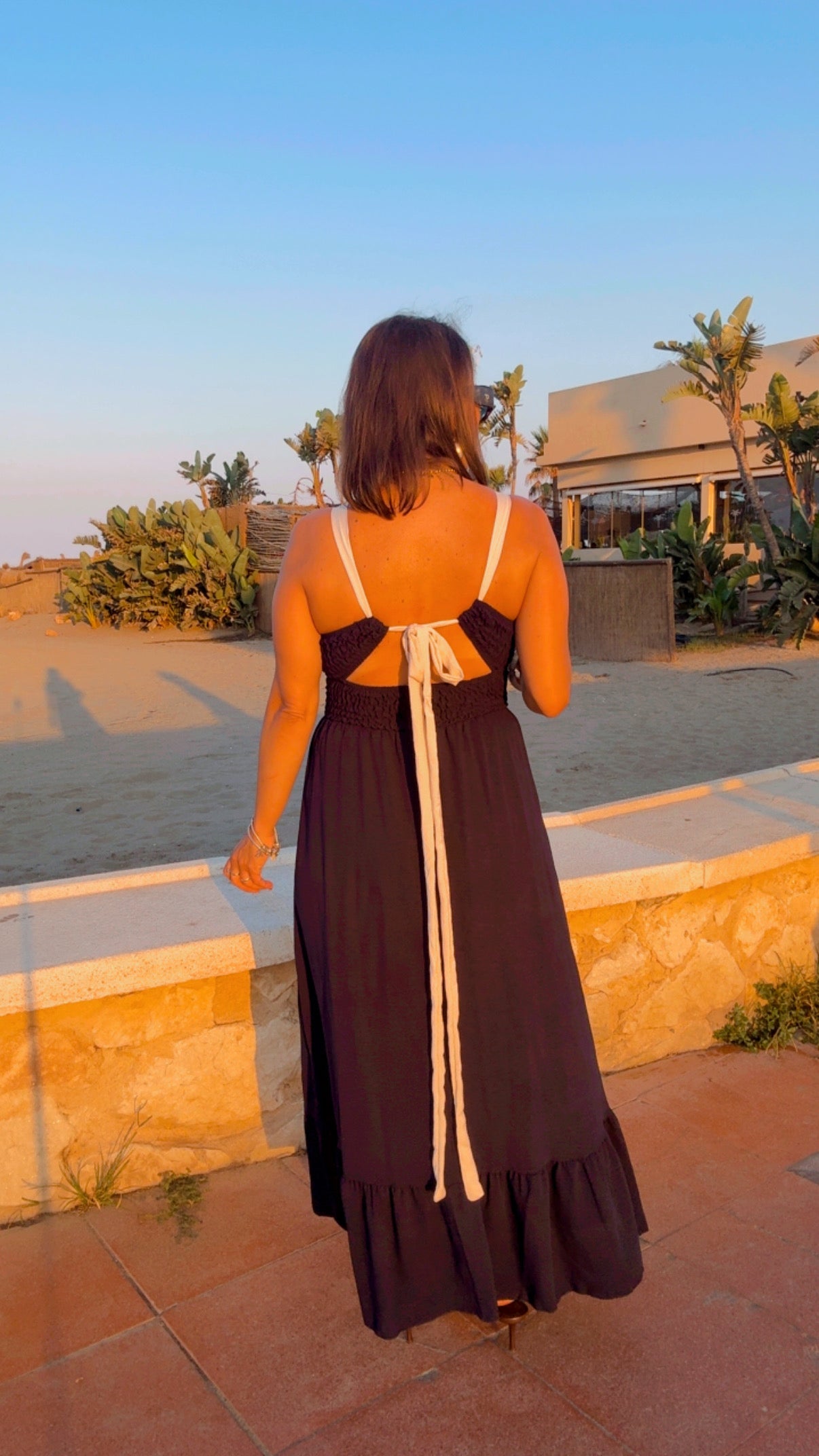 Vestido Bohemia Azul Marino