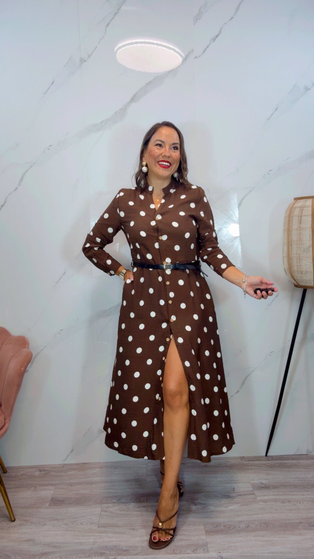Vestido Triana Marrón