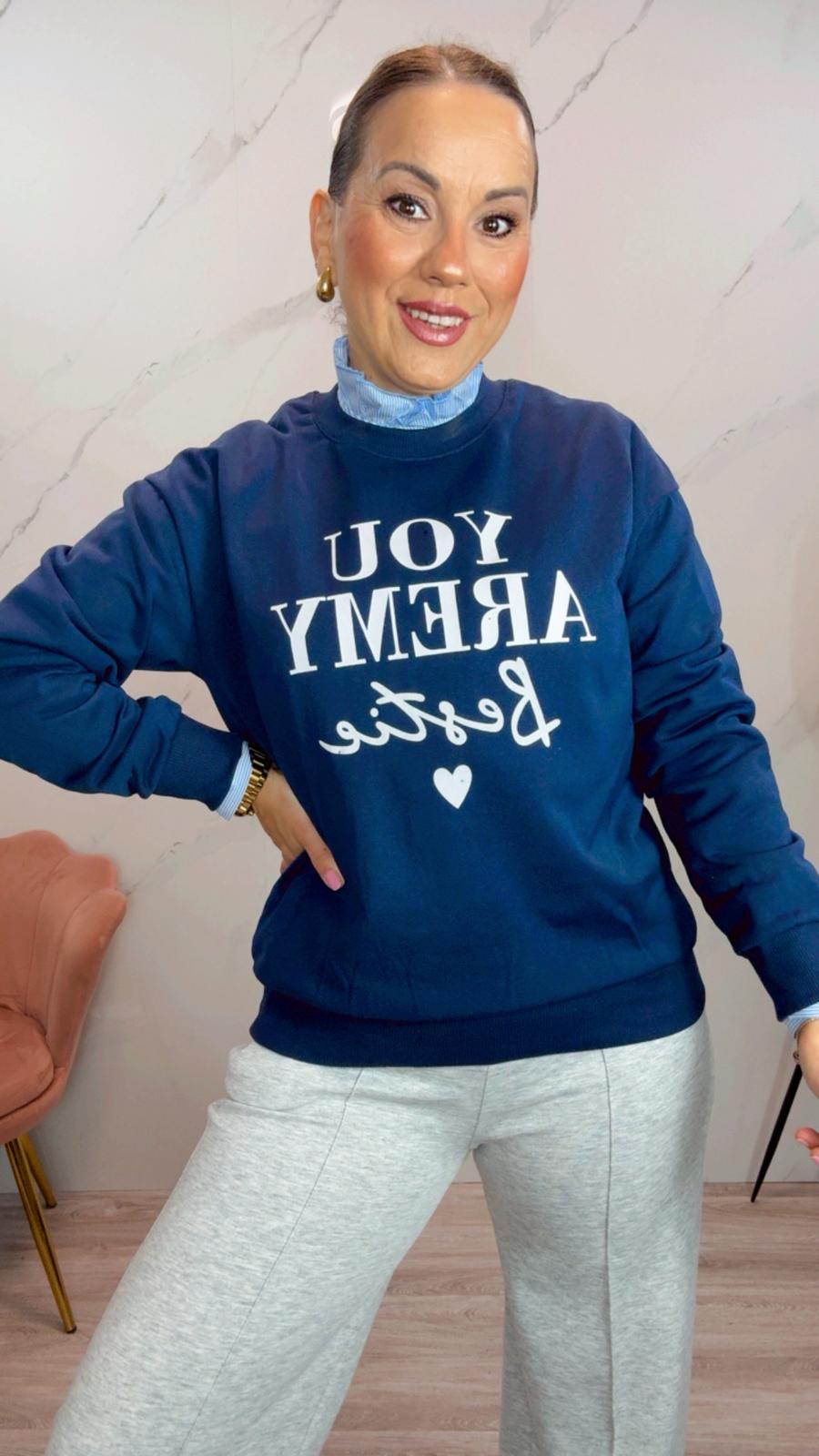 Sudadera Bestie Azul