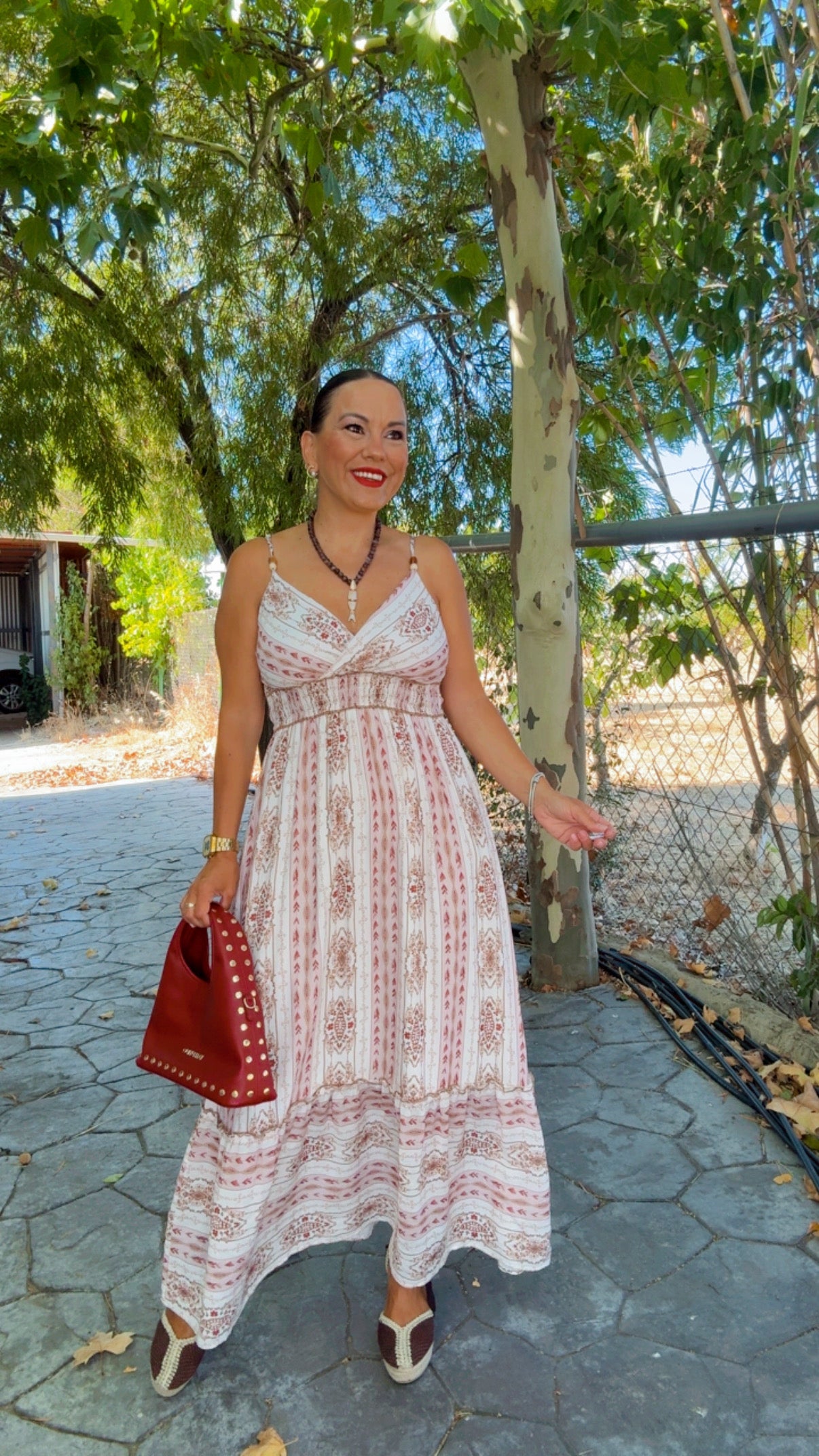Vestido Zoco Burdeos