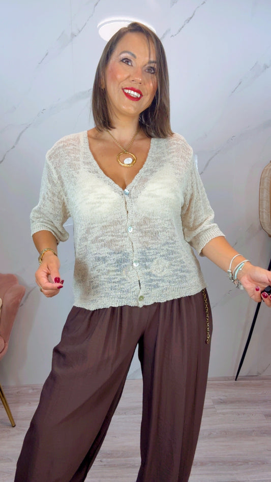 Rebeca hilo beige