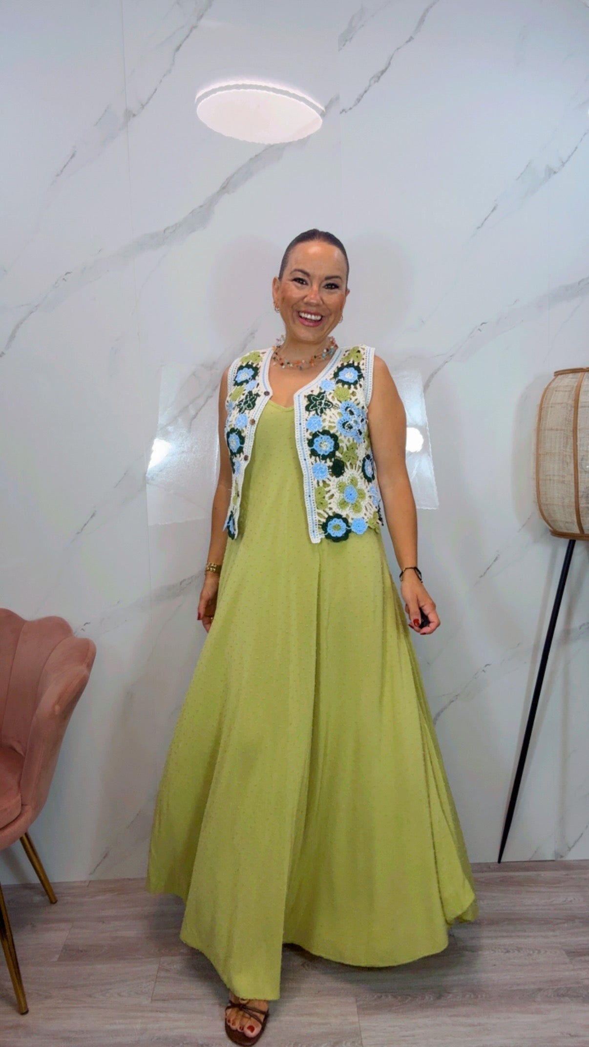 Vestido Pistacho