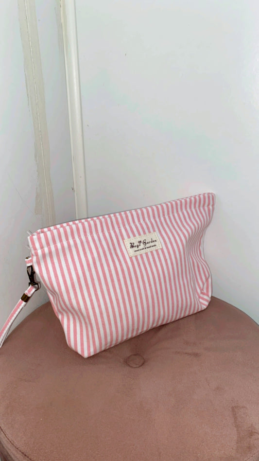 Neceser Rayas Rosa