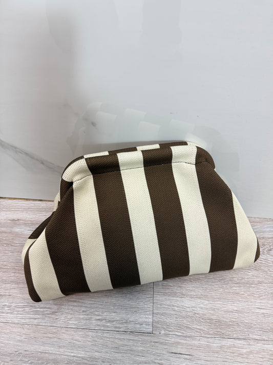 Bolso rayas marrón