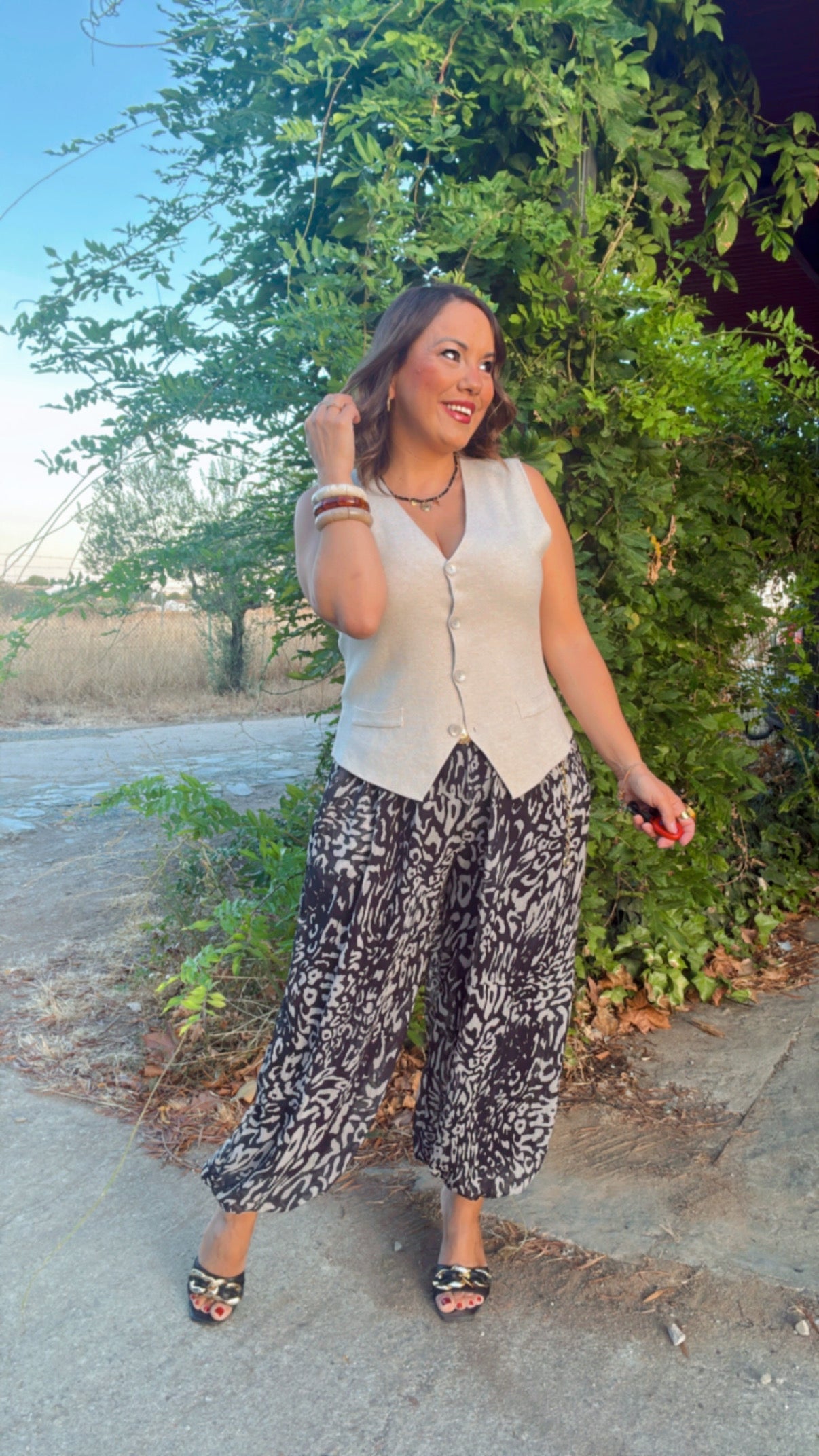 Pantalón Bombacho Print