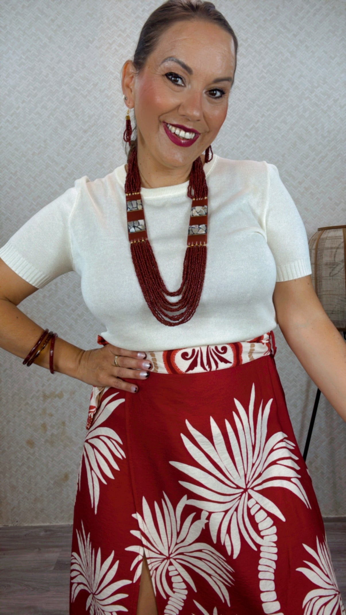 Top hilo Marfil