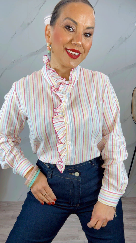 Camisa Rayas multicolor