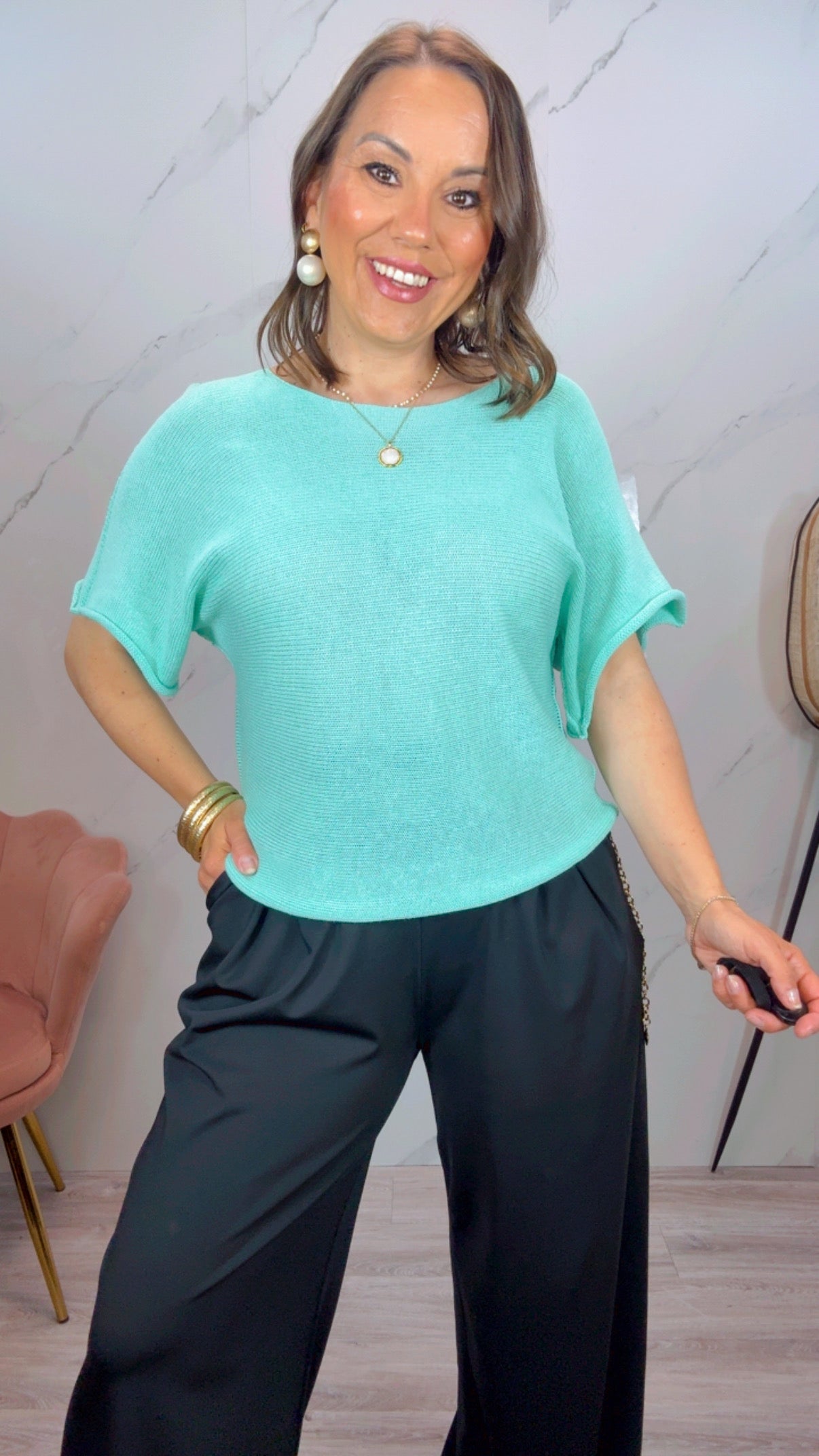 Jersey Hilo Turquesa