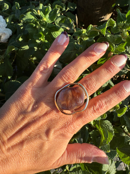 Anillo Piedra Marrón