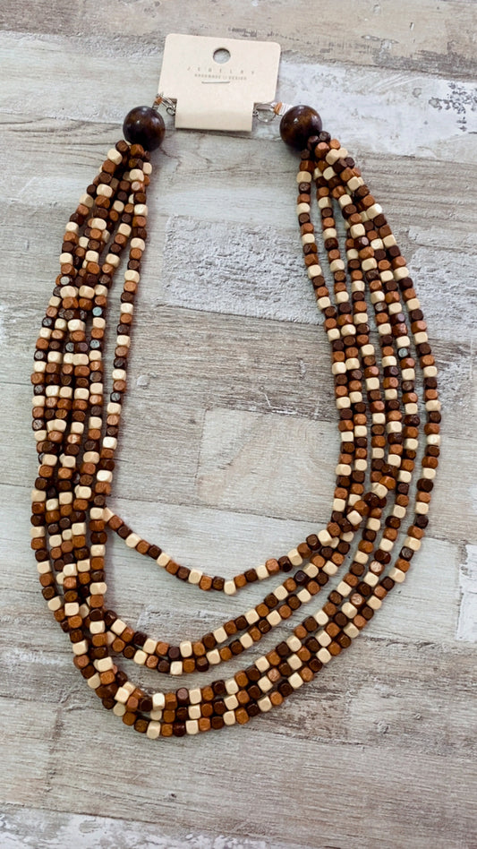 Colgante Piedras Marrones