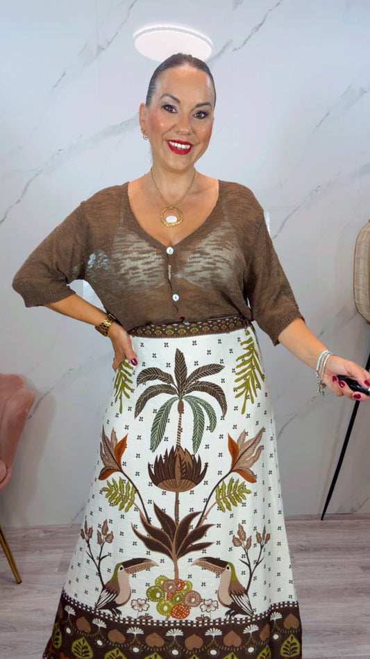 Rebeca hilo Marrón Chocolate