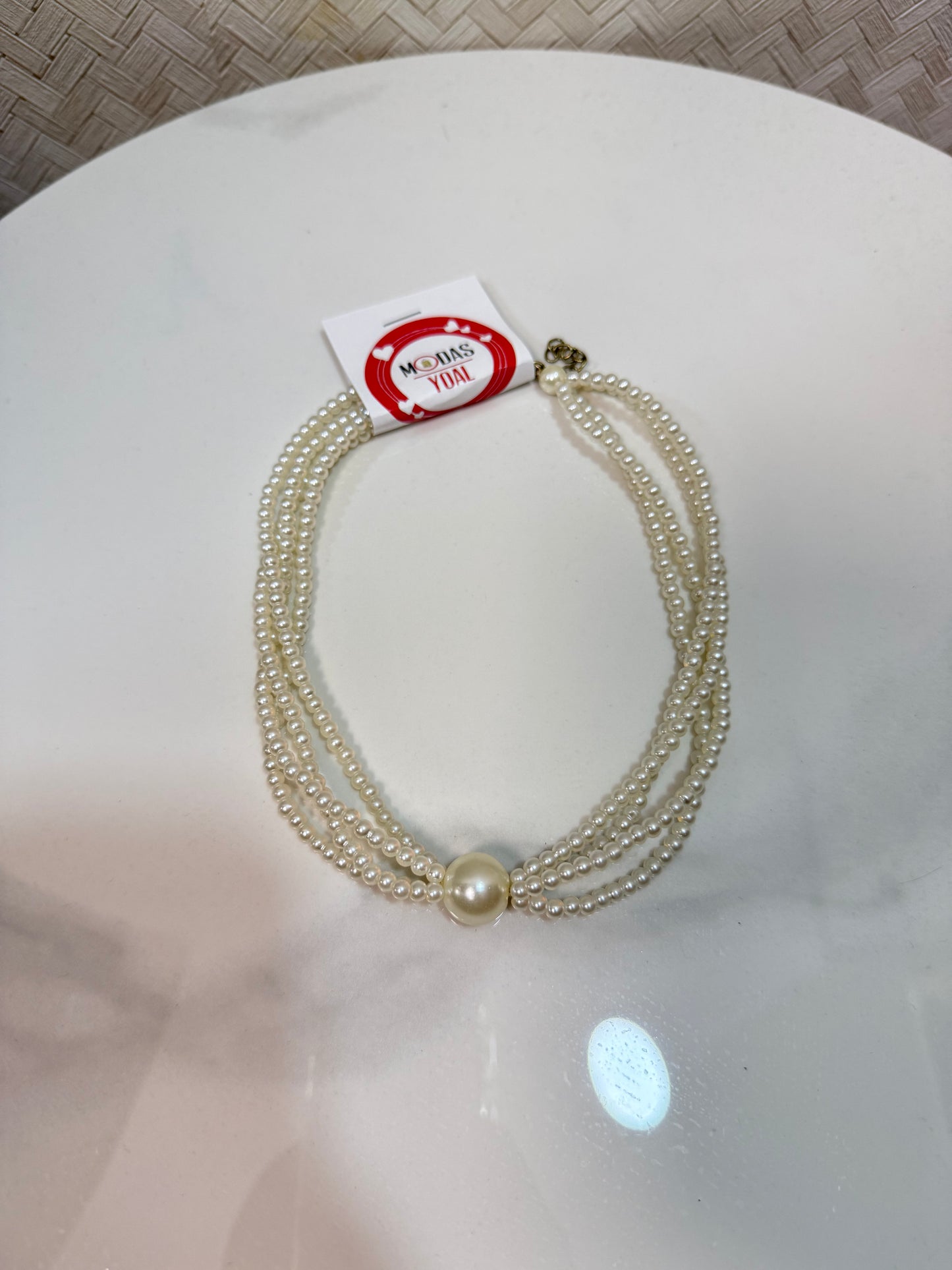 Choker de perlas
