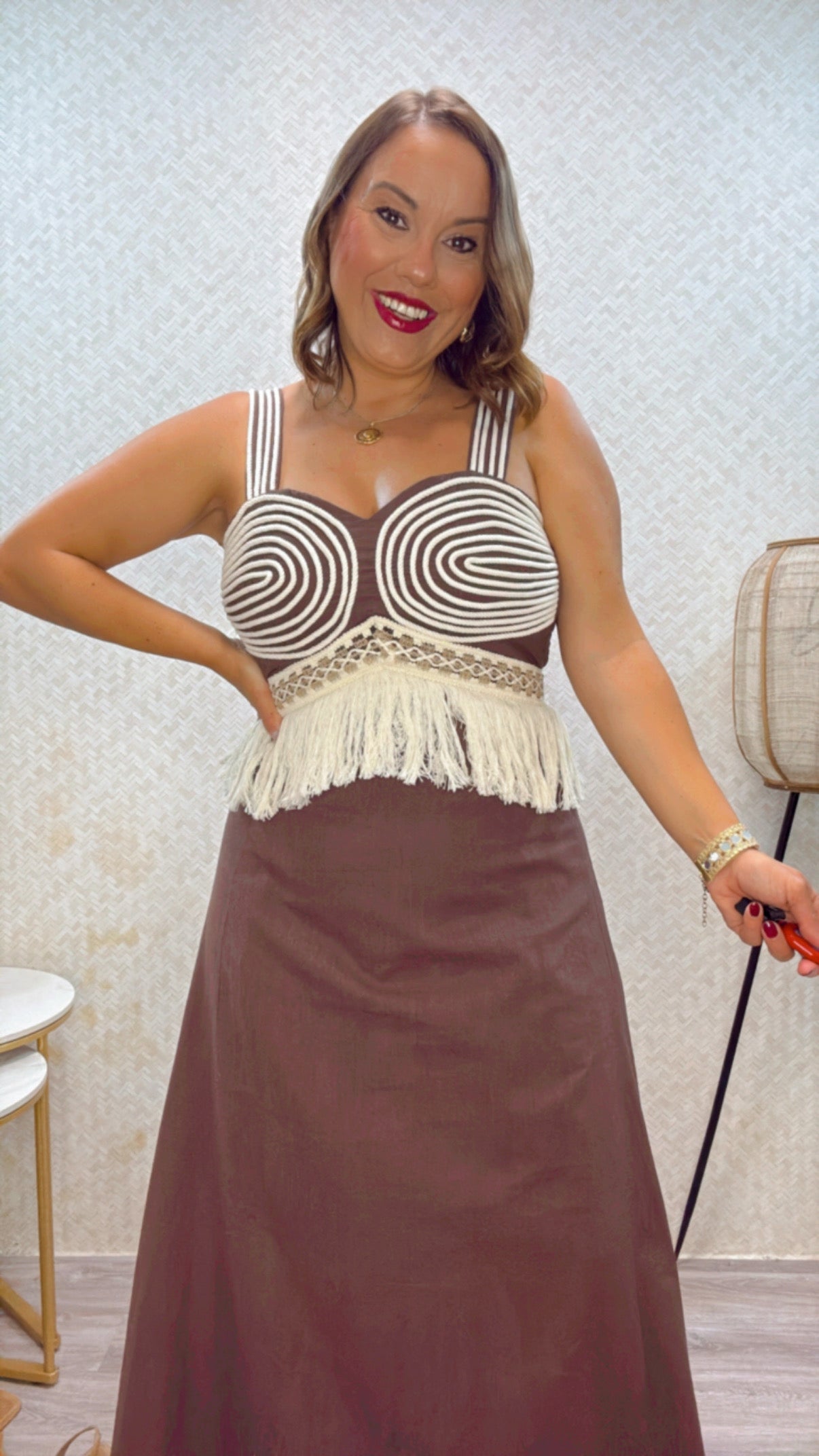 Vestido Kenia Marrón