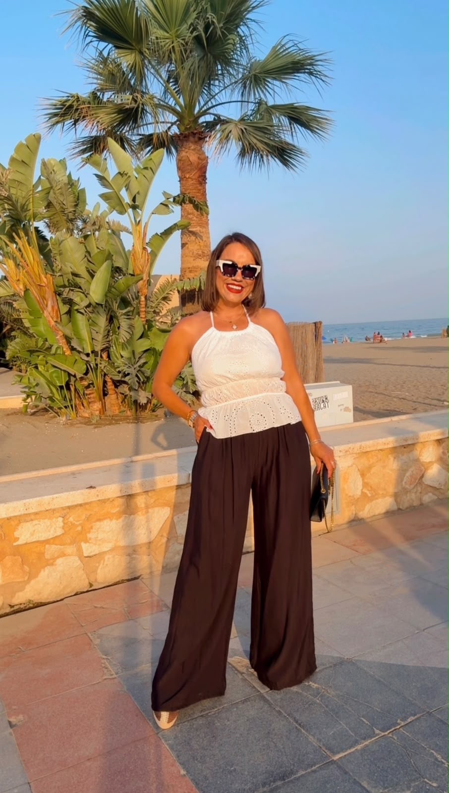 Pantalón Palazzo Negro