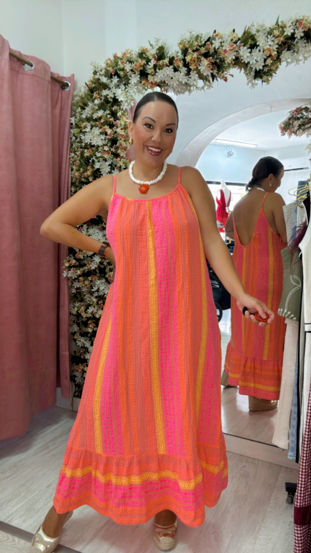 Vestido Maya Rosa