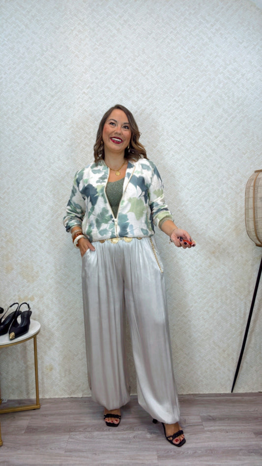 Pantalón Bombacho Marfil